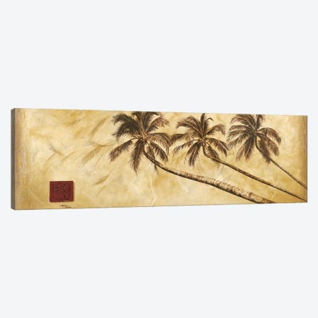 Sepia Palms Canvas Print #PPI266} by Patricia Pinto Canvas Print