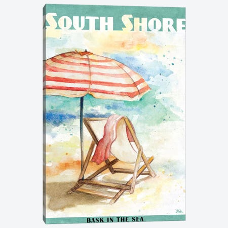 Shore Poster I Canvas Print #PPI271} by Patricia Pinto Canvas Print