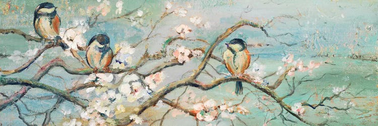 Spring Branch with Birds