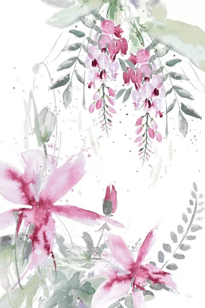 Spring Glicinia II by Patricia Pinto framed wall art