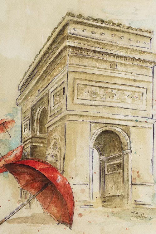 Arc du Triomphe by Patricia Pinto wall art
