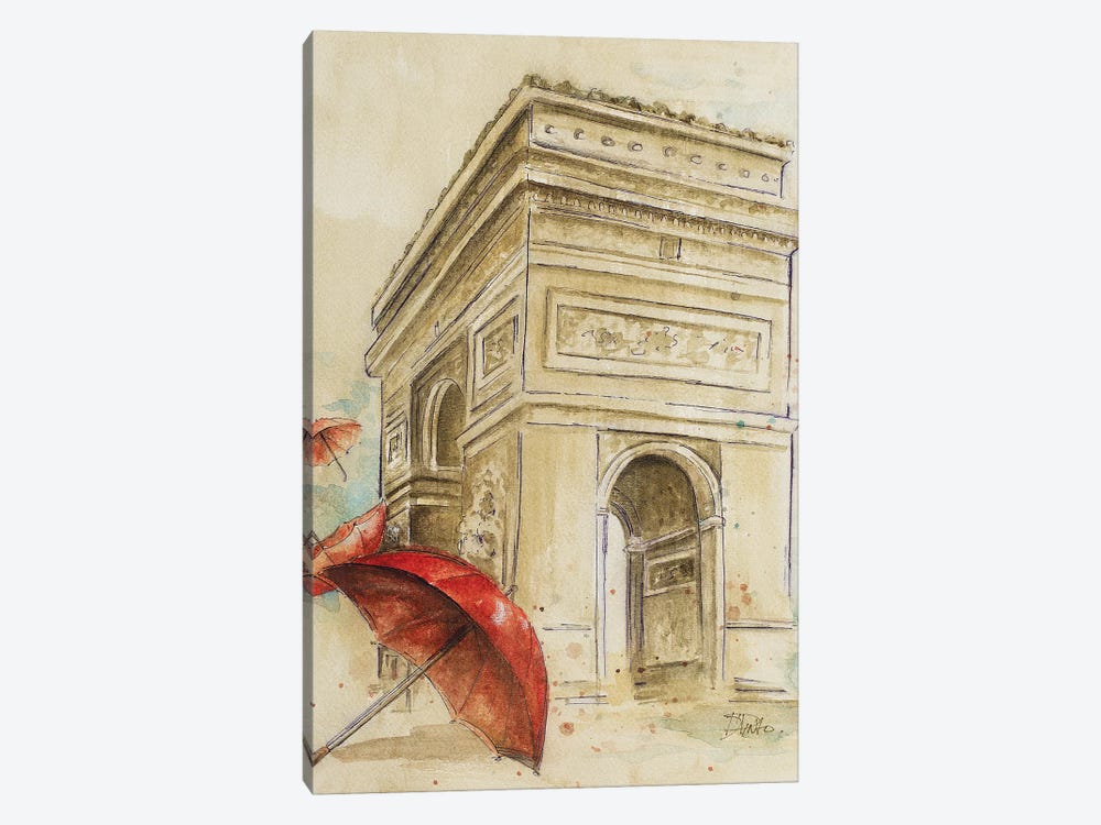 Arc du Triomphe by Patricia Pinto 1-piece Canvas Print