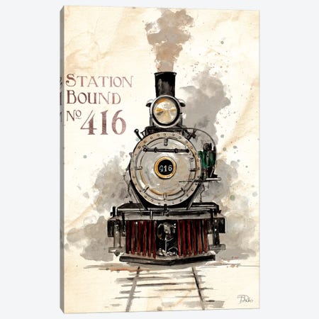 Station Bound No.416 Canvas Print #PPI280} by Patricia Pinto Canvas Wall Art