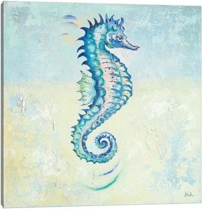 Surf Side II Canvas Art Print - Seahorse Art