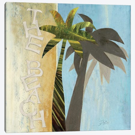 The Beach Canvas Print #PPI298} by Patricia Pinto Art Print