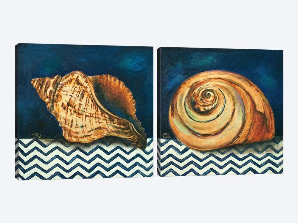 Elegance of the Sea Diptych by Patricia Pinto 2-piece Art Print