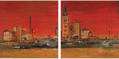 Crazy City Diptych
