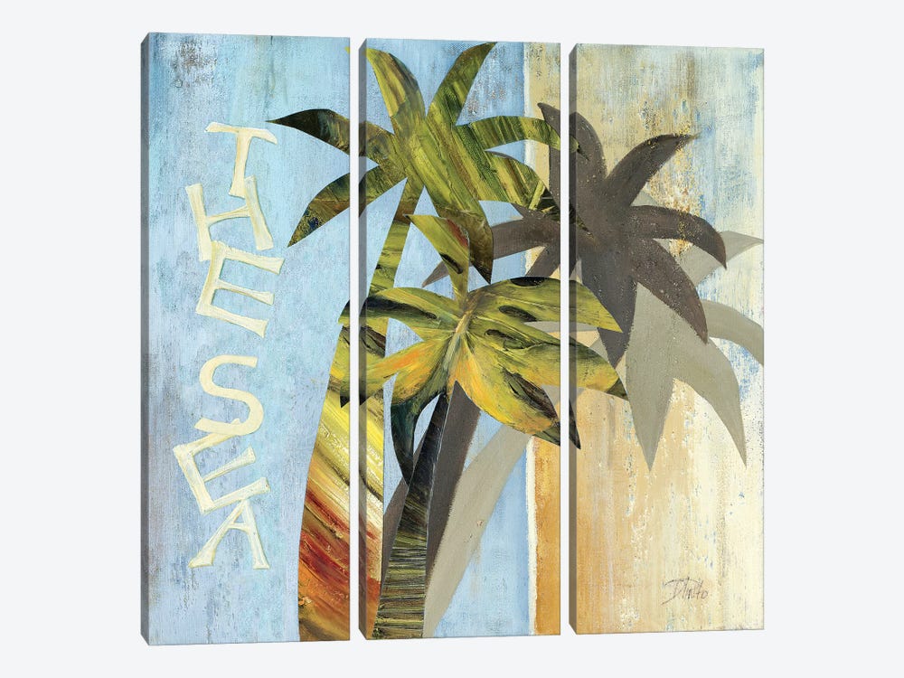 The Sea by Patricia Pinto 3-piece Canvas Wall Art