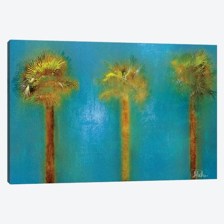Three Palms I Canvas Print #PPI314} by Patricia Pinto Canvas Print