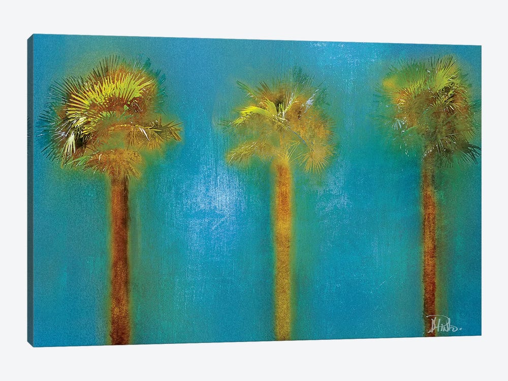 Three Palms I by Patricia Pinto 1-piece Canvas Artwork