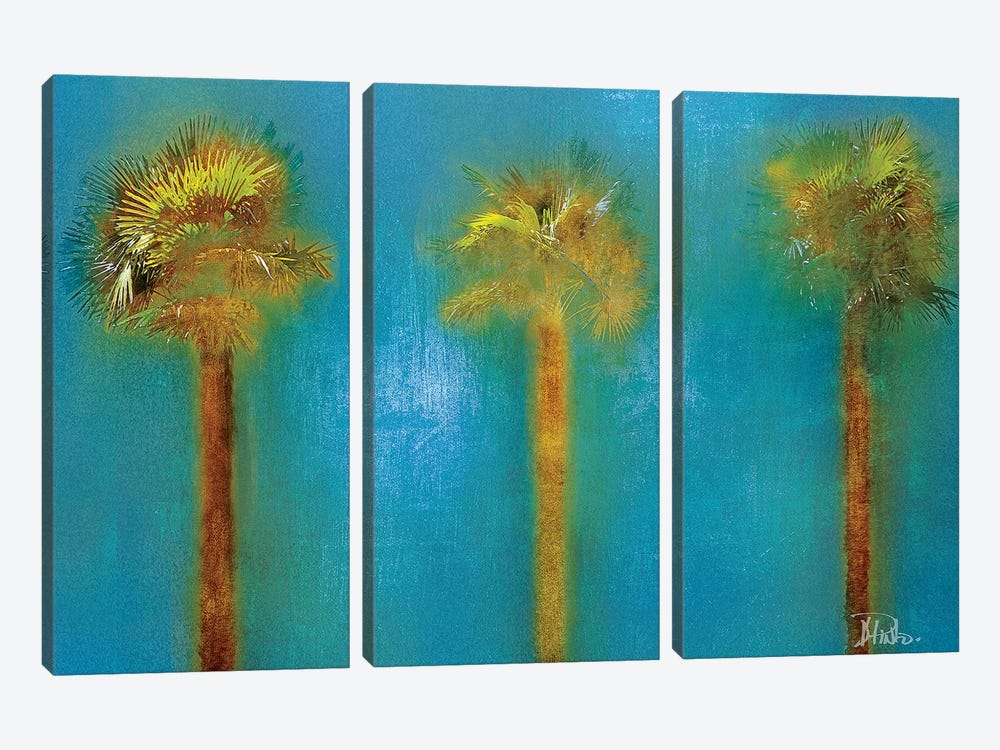 Three Palms I by Patricia Pinto 3-piece Canvas Artwork