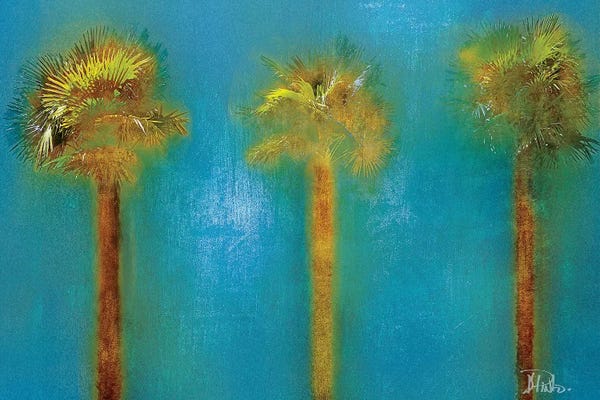Patricia Pinto: Three Palms I by Patricia Pinto