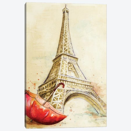 Tour Eiffel Canvas Print #PPI317} by Patricia Pinto Canvas Print