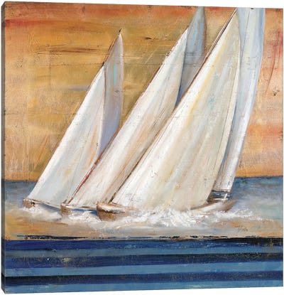 Veleros II Canvas Art Print - Boating & Sailing Art