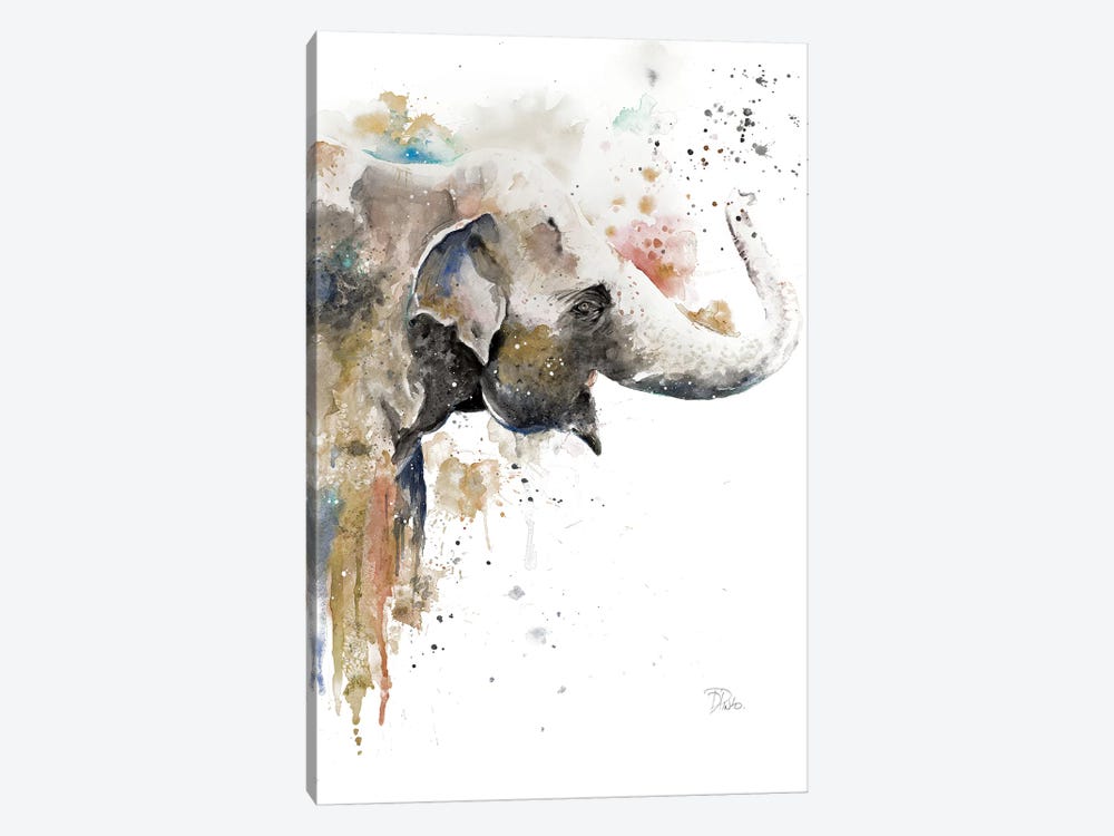 Water Elephant by Patricia Pinto 1-piece Canvas Art
