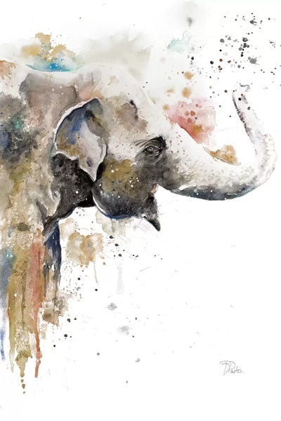 Elephants: Water Elephant by Patricia Pinto