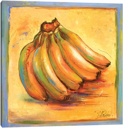 Banana I Canvas Art Print - Banana Art
