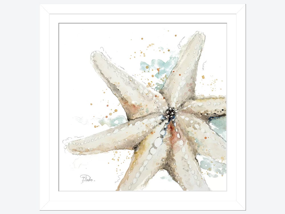 Wooden Canvas Painting Kit For Kids - Three Yellow Starfish