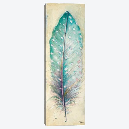 Watercolor Feather I Canvas Print #PPI336} by Patricia Pinto Art Print