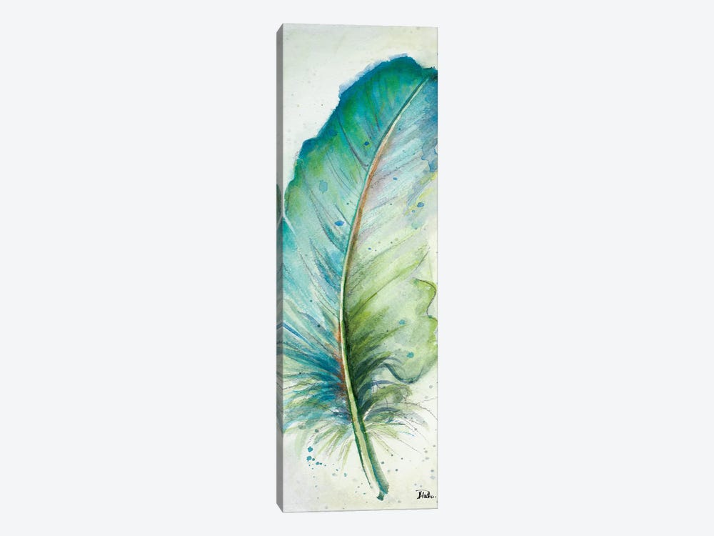 Watercolor Feather IV by Patricia Pinto 1-piece Canvas Print
