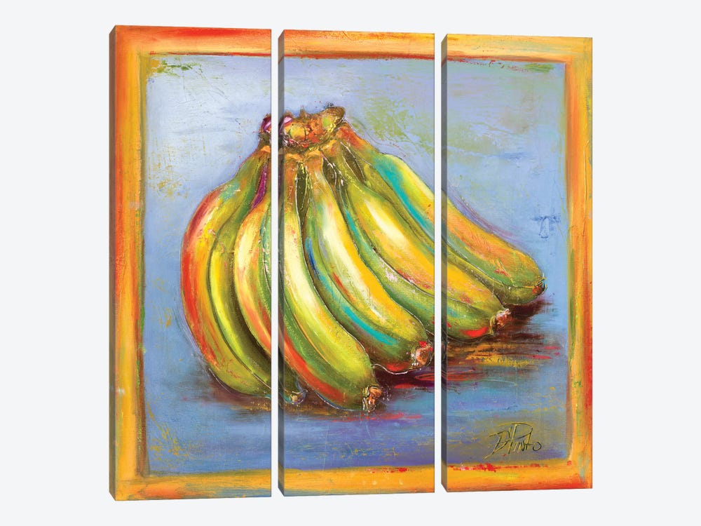 Banana II by Patricia Pinto 3-piece Canvas Artwork