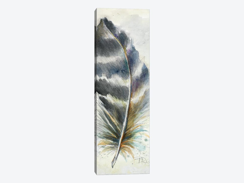 Watercolor Feather VI by Patricia Pinto 1-piece Canvas Print