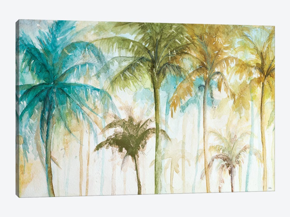 Watercolor Palms Canvas Artwork By Patricia Pinto | Icanvas