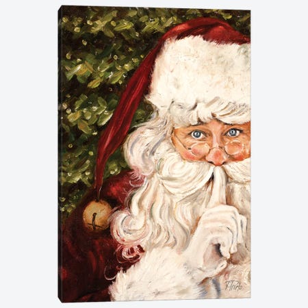 Secret Santa} by Patricia Pinto Canvas Wall Art