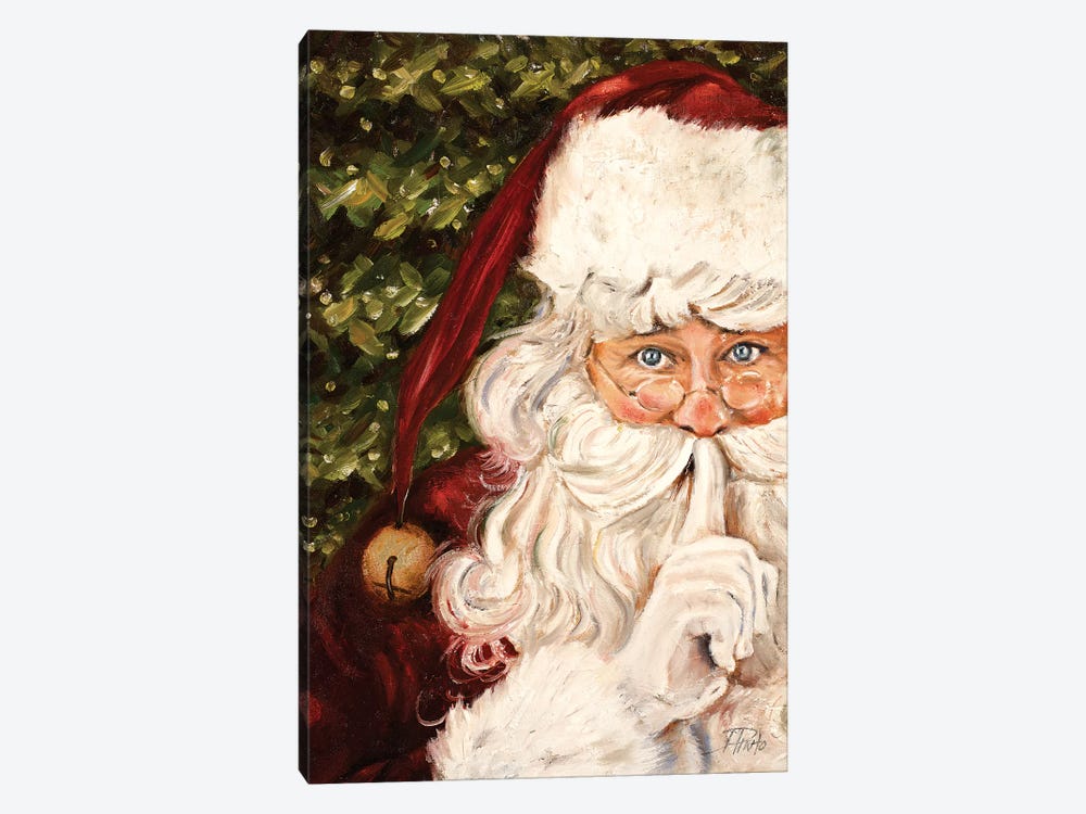 Secret Santa by Patricia Pinto 1-piece Canvas Artwork