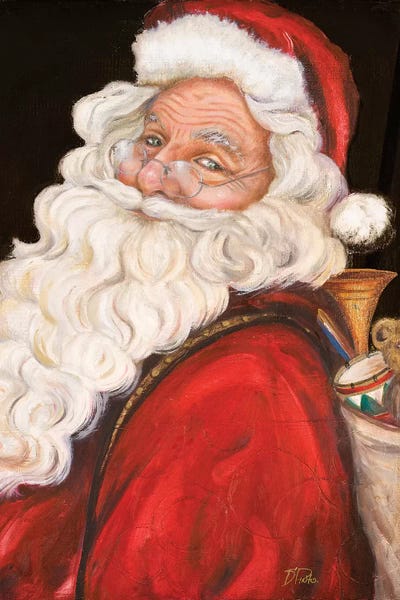 Patricia Pinto: Smiling Santa by Patricia Pinto