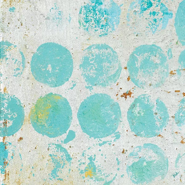 Patricia Pinto: Aqua Circles I by Patricia Pinto