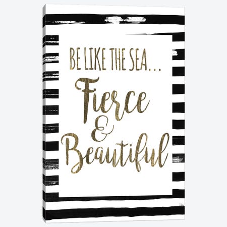 Be Like The Sea Canvas Print #PPI380} by Patricia Pinto Canvas Print