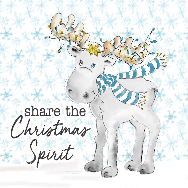 Blue Whimsical Christmas II