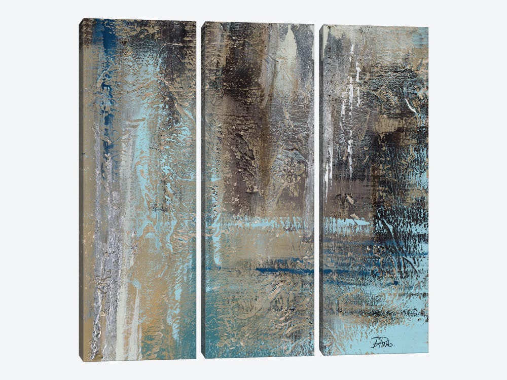 Abstract on Teal by Patricia Pinto 3-piece Canvas Artwork