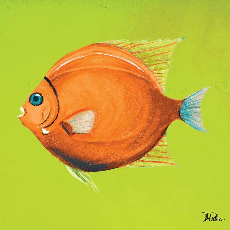 Bright Aquatic Life II by Patricia Pinto wall art