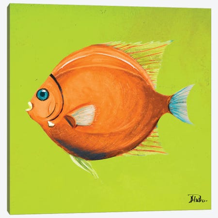 Bright Aquatic Life II Canvas Print #PPI402} by Patricia Pinto Canvas Art