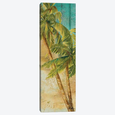 Beach Palm Panel I Canvas Print #PPI40} by Patricia Pinto Canvas Art Print