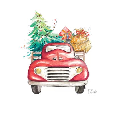 Christmas Tree Haul II by Patricia Pinto canvas print