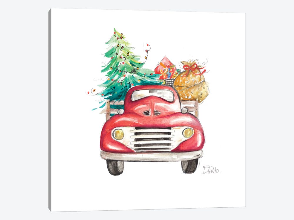 Christmas Tree Haul II by Patricia Pinto 1-piece Canvas Art Print