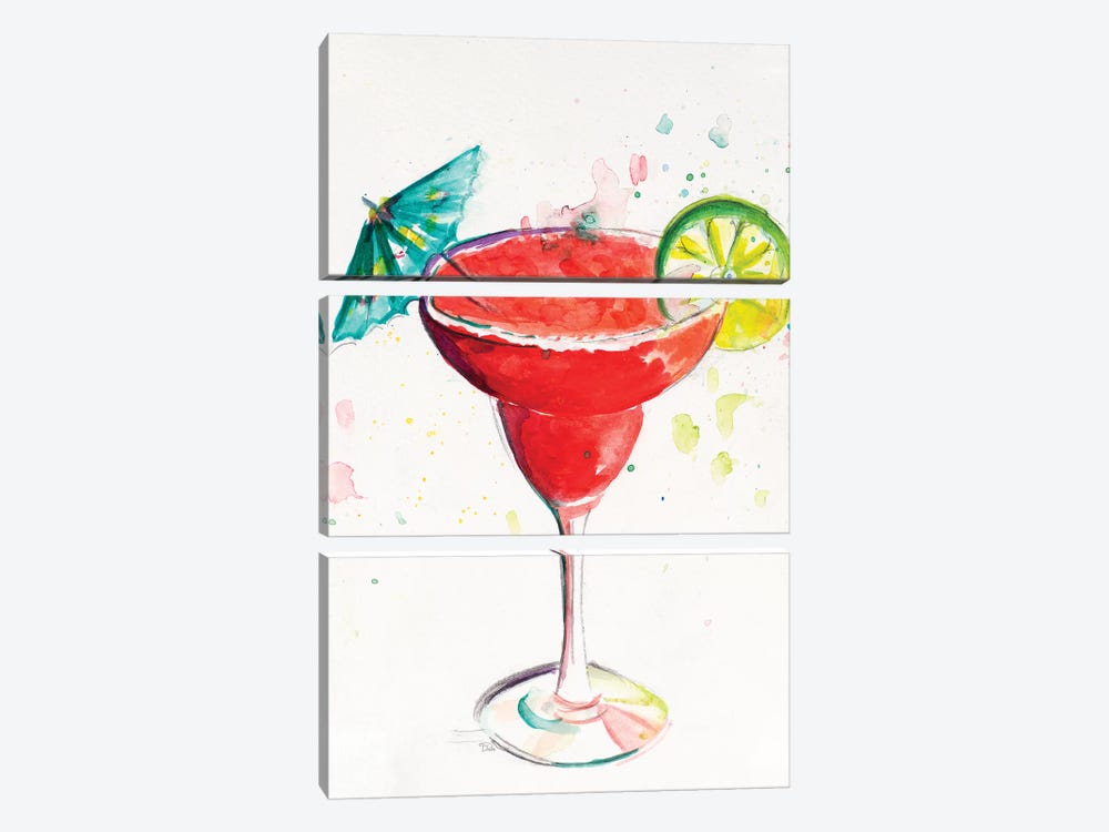 Cocktail I by Patricia Pinto 3-piece Canvas Art