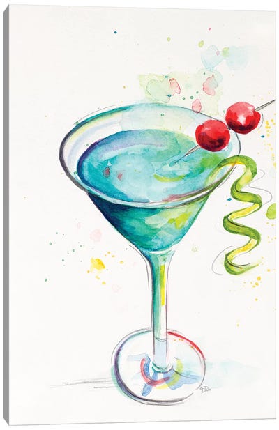 Cocktail II Canvas Art Print - Cocktail & Mixed Drink Art