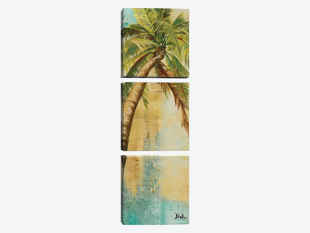 Beach Palm Panel II by Patricia Pinto 3-piece Art Print