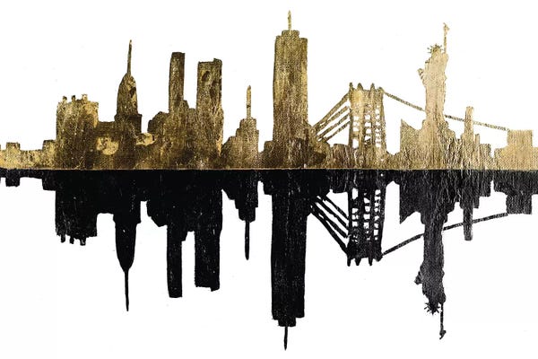 New York: Contemporary Ny Gold by Patricia Pinto