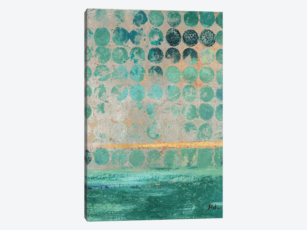 Dots On Teal by Patricia Pinto 1-piece Canvas Print