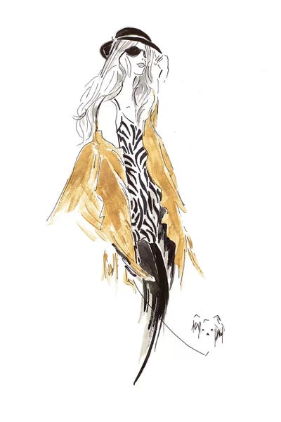 Fashion Illustrations: Fashion Sketch II by Patricia Pinto