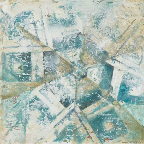 Coastal & Ocean Abstracts: Beach Umbrella Abstract II by Patricia Pinto