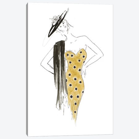 Fashion Sketch III Canvas Print #PPI440} by Patricia Pinto Canvas Art