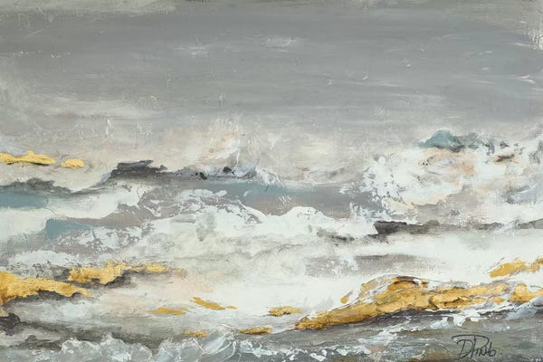 Abstract: Golden Rocks by Patricia Pinto