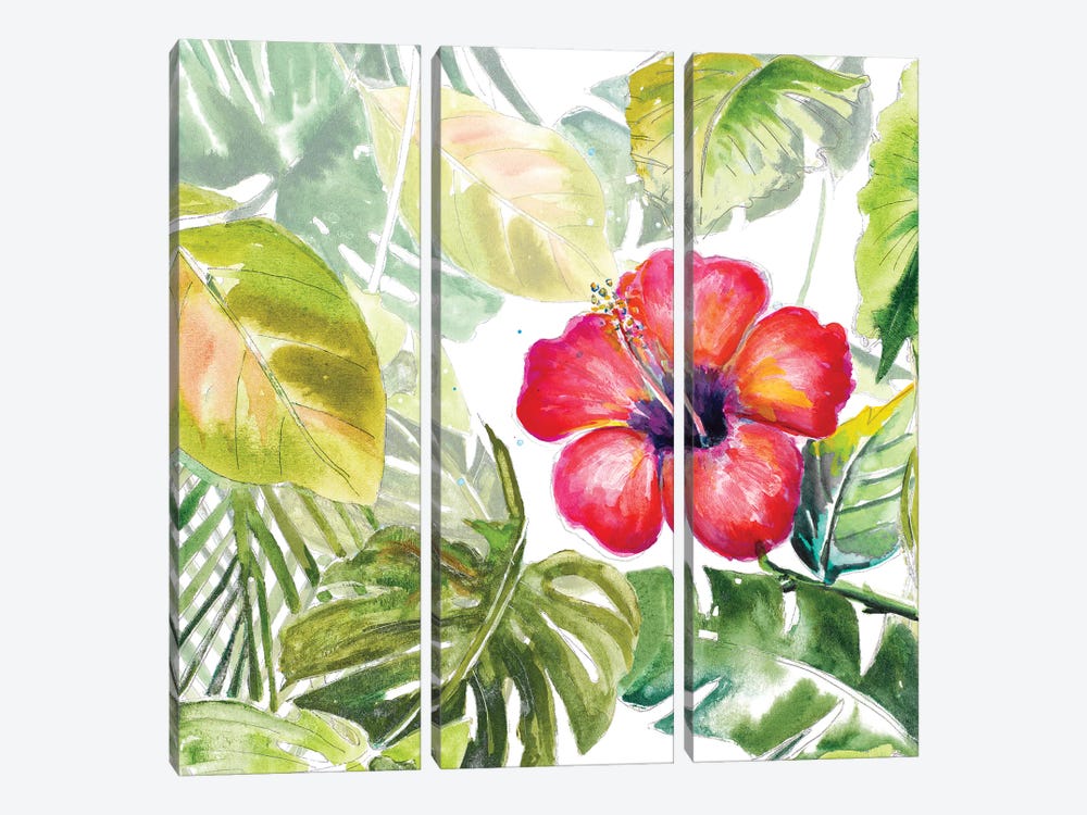 Hibiscus On Selva Canvas Print by Patricia Pinto | iCanvas