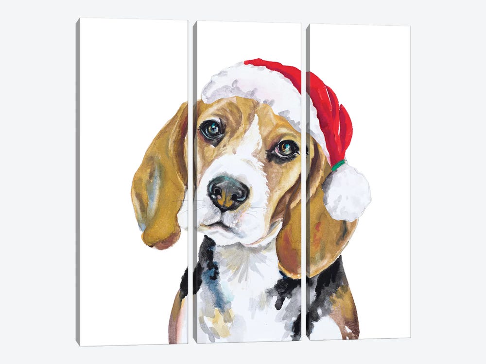 Holiday Dog I by Patricia Pinto 3-piece Art Print